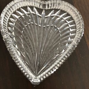 Waterford heart shaped dish 7.5”